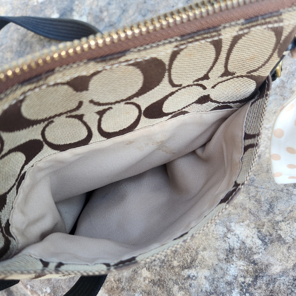 Coach Signature C Penelope Crossbody Purse Bag - Picture 4 of 9